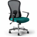 **Ergonomische Bureaustoel met Mesh Rugleuning en Verstelbare Zitting**
