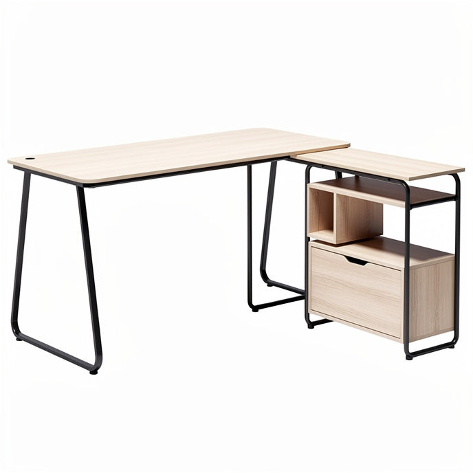 **Technische titel in het Nederlands:** Moderne bureau met opbergruimte en minimalistisch design
